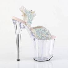 Cargar imagen en el visor de la galería, Tacones Pleaser FLAMINGO-808N-RS Plata Transparente