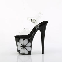 Carregar imagem no visualizador da galeria, Tacones Pleaser FLAMINGO-808NLHS Transparente Negro