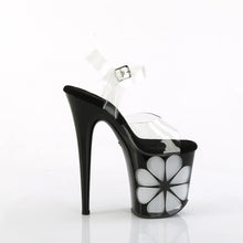 Carregar imagem no visualizador da galeria, Tacones Pleaser FLAMINGO-808NLHS Transparente Negro