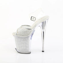 Cargar imagen en el visor de la galería, Tacones Pleaser FLAMINGO-808PREM-RSN Transparente Plata