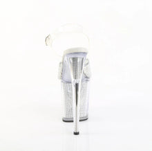 Cargar imagen en el visor de la galería, Tacones Pleaser FLAMINGO-808PREM-RSN Transparente Plata