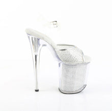 Cargar imagen en el visor de la galería, Tacones Pleaser FLAMINGO-808PREM-RSN Transparente Plata
