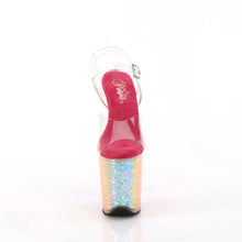 Carregar imagem no visualizador da galeria, Tacones Pleaser FLAMINGO-808RG-02 Transparente Rainbow Confetti