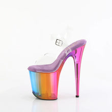 Carregar imagem no visualizador da galeria, Tacones Pleaser FLAMINGO-808RMT Transparente Rainbow Misty