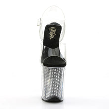 Cargar imagen en el visor de la galería, Tacones Pleaser FLAMINGO-808SRS Transparente Negro