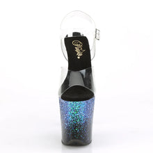 Cargar imagen en el visor de la galería, Tacones Pleaser FLAMINGO-808SS Transparente Negro Azul