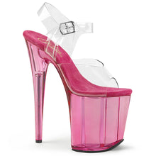 Load image into Gallery viewer, Tacones Pleaser FLAMINGO-808T Transparente Rosa Tinted