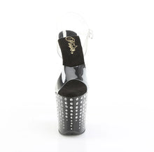 Load image into Gallery viewer, Tacones Pleaser FLAMINGO-808TDRS Transparente Negro Plata