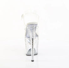 Load image into Gallery viewer, Tacones Pleaser FLAMINGO-808TDRS Transparente Plata