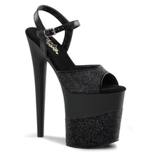 Carregar imagem no visualizador da galeria, Tacones Pleaser FLAMINGO-809-2G Negro Purpurina