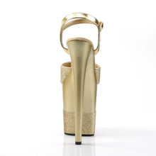 Cargar imagen en el visor de la galería, Tacones Pleaser FLAMINGO-809-2G Dorado Purpurina