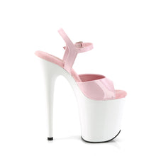Cargar imagen en el visor de la galería, Tacones Pleaser FLAMINGO-809 - Rosa charol / Blanco