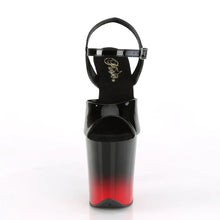 Cargar imagen en el visor de la galería, Tacones Pleaser FLAMINGO-809BR-H Negro Charol Rojo