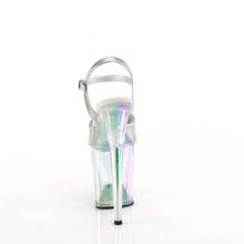 Load image into Gallery viewer, Tacones Pleaser FLAMINGO-809HT Plata Holo Charol
