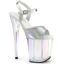 Load image into Gallery viewer, Tacones Pleaser FLAMINGO-809HT Plata Holo Charol