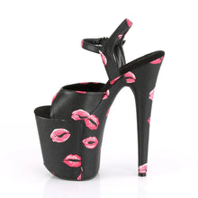 Cargar imagen en el visor de la galería, Tacones Pleaser FLAMINGO-809KISSES Negro Piel Sintética