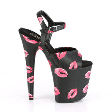 Cargar imagen en el visor de la galería, Tacones Pleaser FLAMINGO-809KISSES Negro Piel Sintética