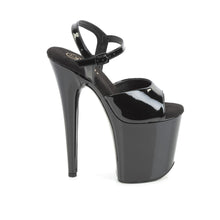 Cargar imagen en el visor de la galería, Tacones Pleaser FLAMINGO-809WR - Negro Charol