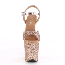 Cargar imagen en el visor de la galería, Tacones Pleaser FLAMINGO-810LG Oro Rosa Purpurina