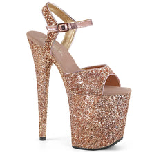 Cargar imagen en el visor de la galería, Tacones Pleaser FLAMINGO-810LG Oro Rosa Purpurina