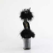 Cargar imagen en el visor de la galería, Tacones Pleaser FLAMINGO-824F Transparente Negro Fur