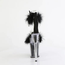 Cargar imagen en el visor de la galería, Tacones Pleaser FLAMINGO-824F Transparente Negro Fur
