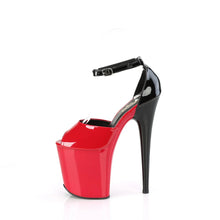 Carregar imagem no visualizador da galeria, Tacones Pleaser FLAMINGO-868 Rojo Negro Charol
