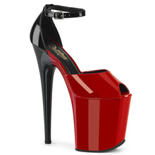Carregar imagem no visualizador da galeria, Tacones Pleaser FLAMINGO-868 Rojo Negro Charol