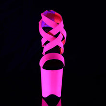 Cargar imagen en el visor de la galería, Tacones Pleaser FLAMINGO-869UV Neon H. Rosa
