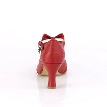 Cargar imagen en el visor de la galería, Tacones Pin Up Couture FLAPPER-11 Rojo Piel Sintética