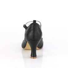 Cargar imagen en el visor de la galería, Tacones Pin Up Couture FLAPPER-26 Negro Pu