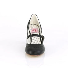 Cargar imagen en el visor de la galería, Tacones Pin Up Couture FLAPPER-32 Negro Piel Sintética
