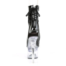 Cargar imagen en el visor de la galería, Tacones Pleaser FLASHDANCE-1018-7 Negro Charol Transparente