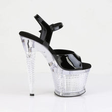 Cargar imagen en el visor de la galería, Tacones Pleaser FLASHDANCE-709SPEC Negro Transparente