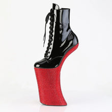 Carregar imagem no visualizador da galeria, Tacones Pleaser FORBIDDEN-1020BEJ Negro Charol Rojo