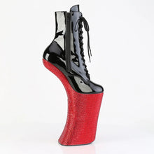 Carregar imagem no visualizador da galeria, Tacones Pleaser FORBIDDEN-1020BEJ Negro Charol Rojo