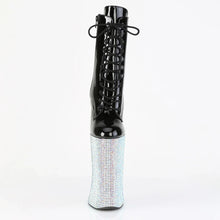Carregar imagem no visualizador da galeria, Tacones Pleaser FORBIDDEN-1020BEJ Negro Charol Plata