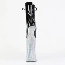 Carregar imagem no visualizador da galeria, Tacones Pleaser FORBIDDEN-1020BEJ Negro Charol Plata