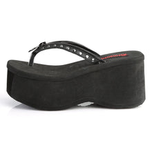 Carregar imagem no visualizador da galeria, Sandalias Demonia FUNN-33 Negro Piel vegana