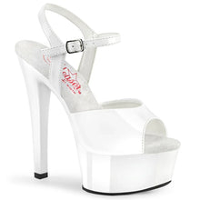 Load image into Gallery viewer, Tacones Pleaser GLEAM-609 Blanco Charol