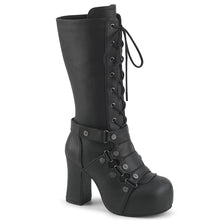 Carregar imagem no visualizador da galeria, Botas Demonia GOTHIKA-152 Negro Piel vegana