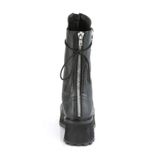 Cargar imagen en el visor de la galería, Zapatos con plataforma Demonia GRAVEDIGGER-14 Negro Piel vegana