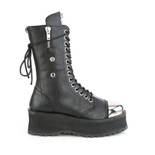 Cargar imagen en el visor de la galería, Zapatos con plataforma Demonia GRAVEDIGGER-14 Negro Piel vegana