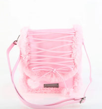 Cargar imagen en el visor de la galería, Calzado Demonia HB-663 B. PINK VEGAN LEATHER-FAUX FUR