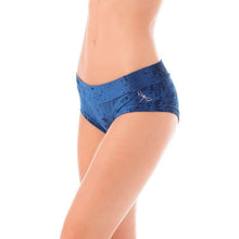 Cargar imagen en el visor de la galería, Pole Dance Short Hot Pants Velvet Dragonfly