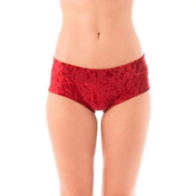 Cargar imagen en el visor de la galería, Pole Dance Short Hot Pants Velvet Dragonfly