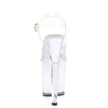 Cargar imagen en el visor de la galería, Tacones Pleaser ILLUMINATOR-808 Transparente White Glow