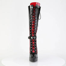 Cargar imagen en el visor de la galería, Botas Devious INDULGE-2028 Negro Rojo Charol