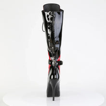 Cargar imagen en el visor de la galería, Botas Devious INDULGE-2028 Negro Rojo Charol