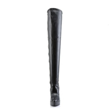 Carregar imagem no visualizador da galeria, Botas Devious INDULGE-3000 Negro Str Pu